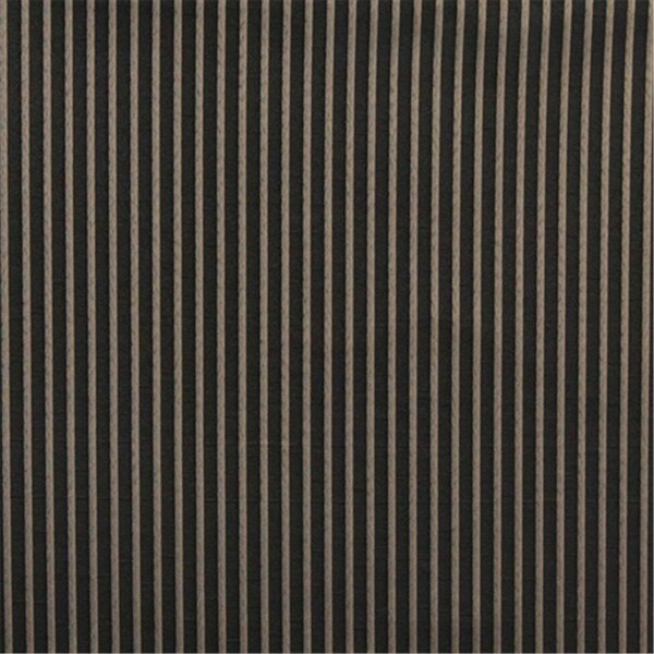 Designer Fabrics 54 in. Wide Black- Striped Jacquard Woven Upholstery Fabric B615 - main